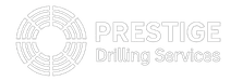 Prestige Drilling Services White Footer Logo